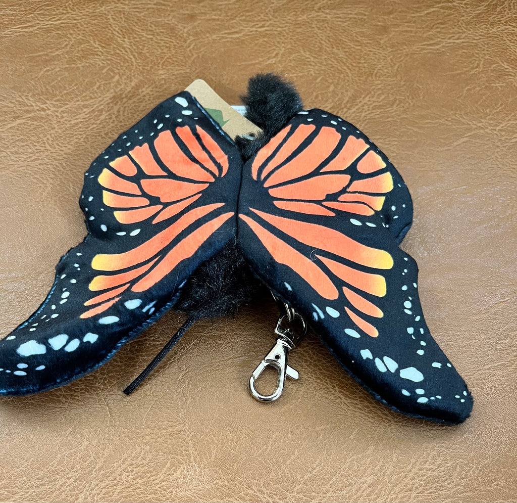 Lehman Sanctuary Monarch Butterfly Backpack Luggage Clip