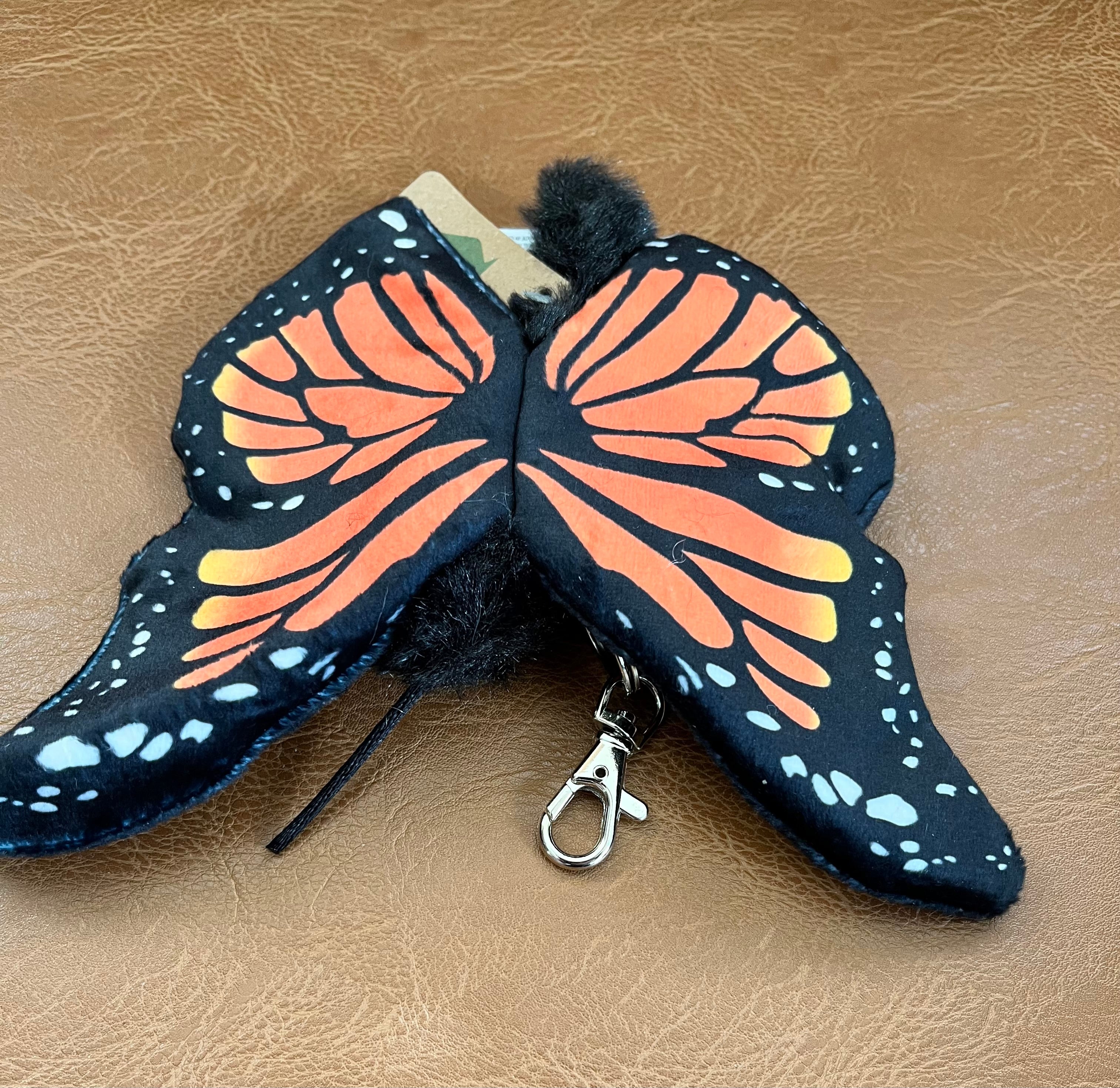 Lehman Sanctuary Monarch Butterfly Backpack Luggage Clip